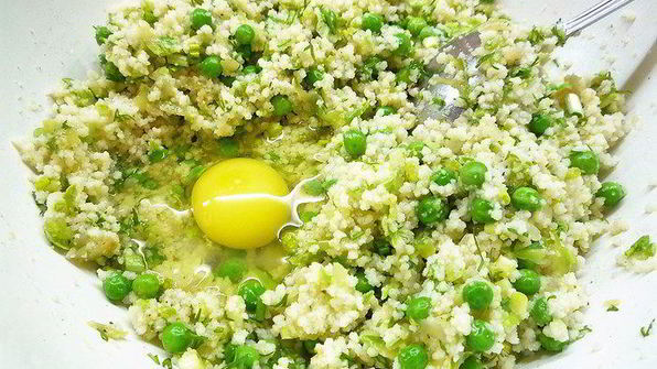 постные котлеты с кускусом