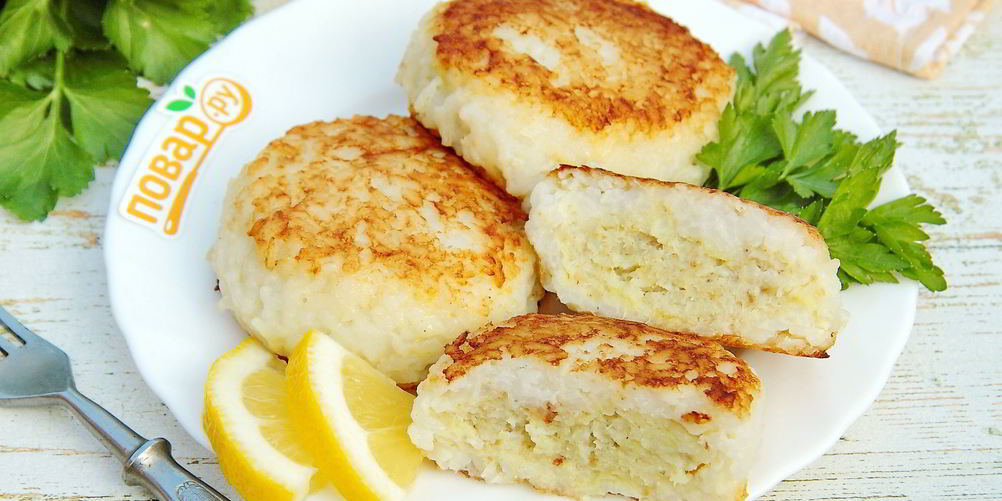 Рецепт рыбных котлет в рисовом кляре