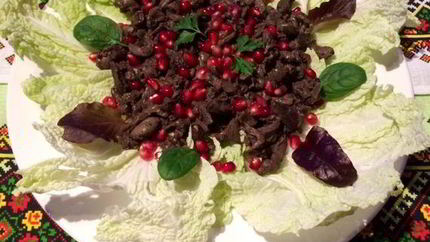 Кучмачи по-грузински из куриных потрохов