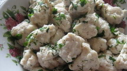 Куриные клецки