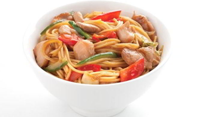 Лапша по-домашнему с курицей