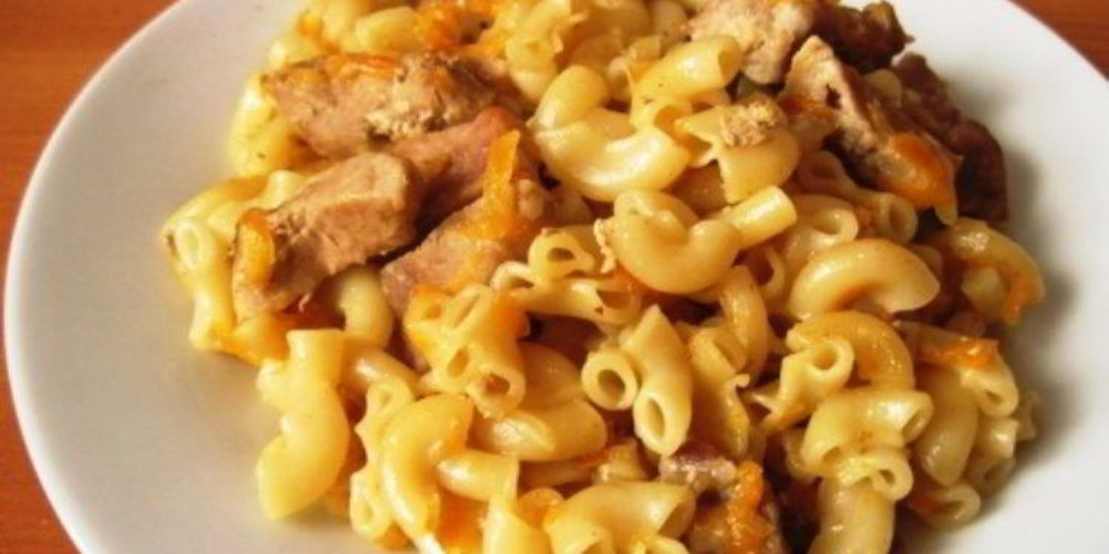 Рецепт лапши с мясом в мультиварке