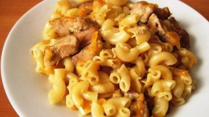 Лапша с мясом в мультиварке