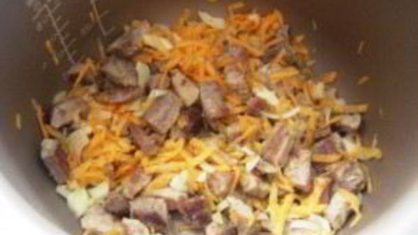 лапша с мясом в мультиварке