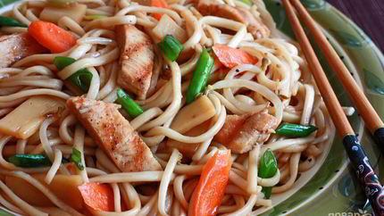 Лапша вок с курицей