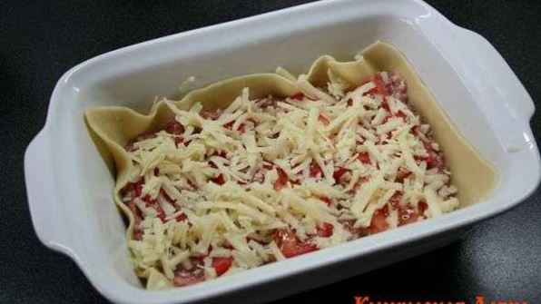 домашняя лазанья