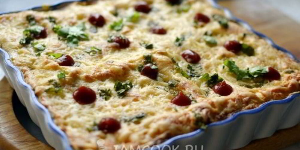 Рецепт итальянской лазаний с комбинированныма фаршема