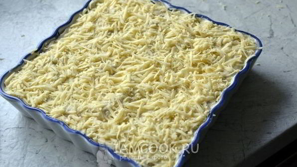 итальянская лазанья с комбинированным фаршем