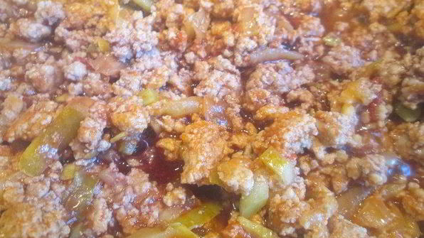 лазанья болоньезе с баклажанами и кабачками