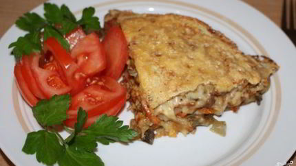 Лазанья из блинов