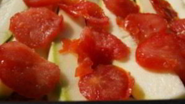 лазанья из кабачков с фаршем