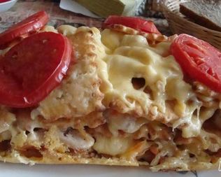 Лазанья по-русски из печенья