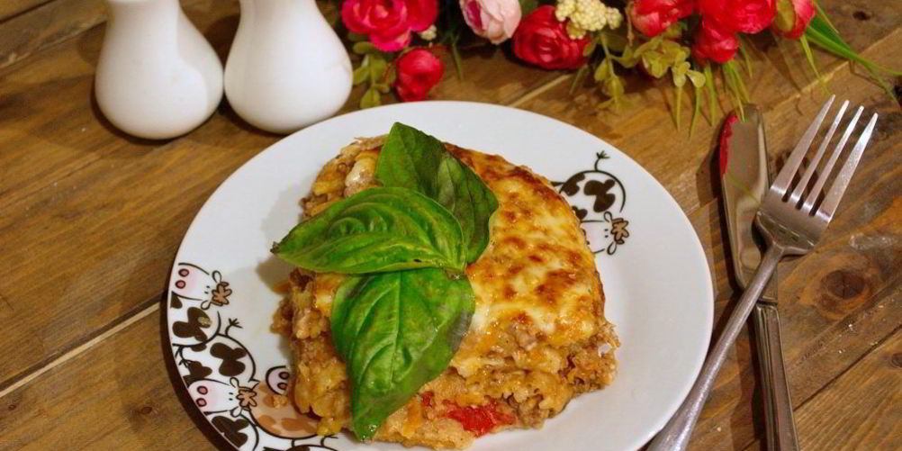 Рецепт лазаний под соусом болоньезе