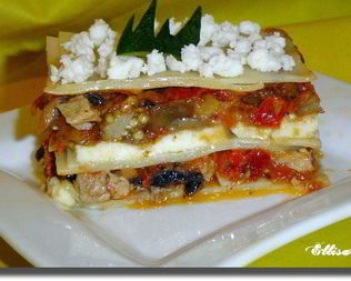 Лазанья с баклажаном