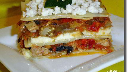 Лазанья с баклажаном