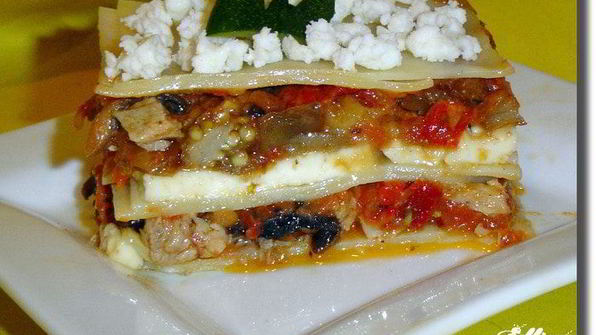 лазанья с баклажаном