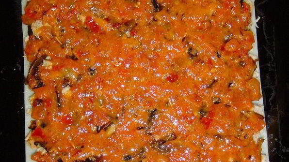 лазанья с баклажаном