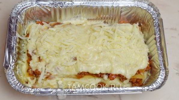 лазанья с фаршем в духовке