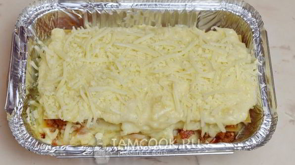 лазанья с фаршем в духовке