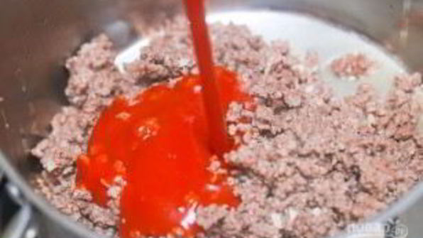 лазанья с фаршем