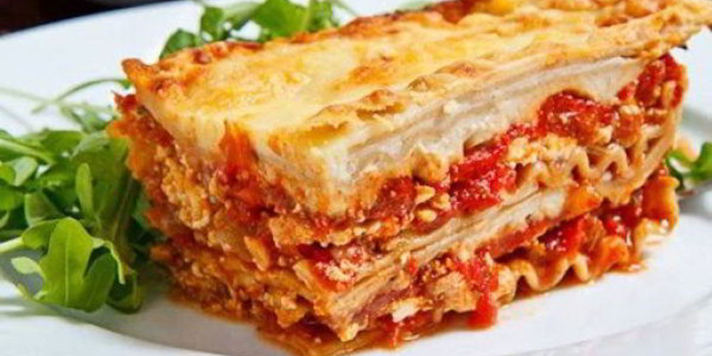 Рецепт лазаний с курицей и помидорами