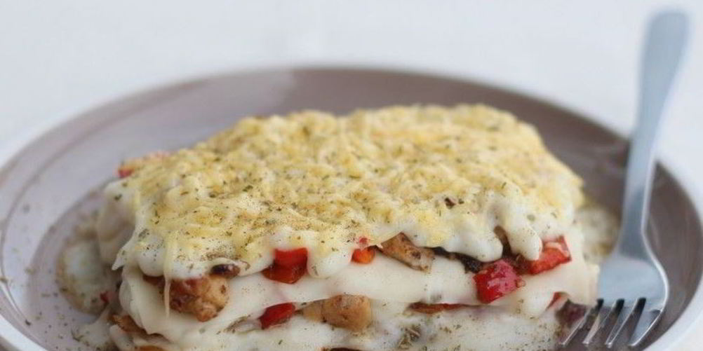 Рецепт лазаний с курицей и соусом бешамель