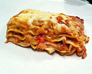 Лазанья с морепродуктами