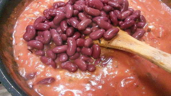 лазанья с тунцом арабиата