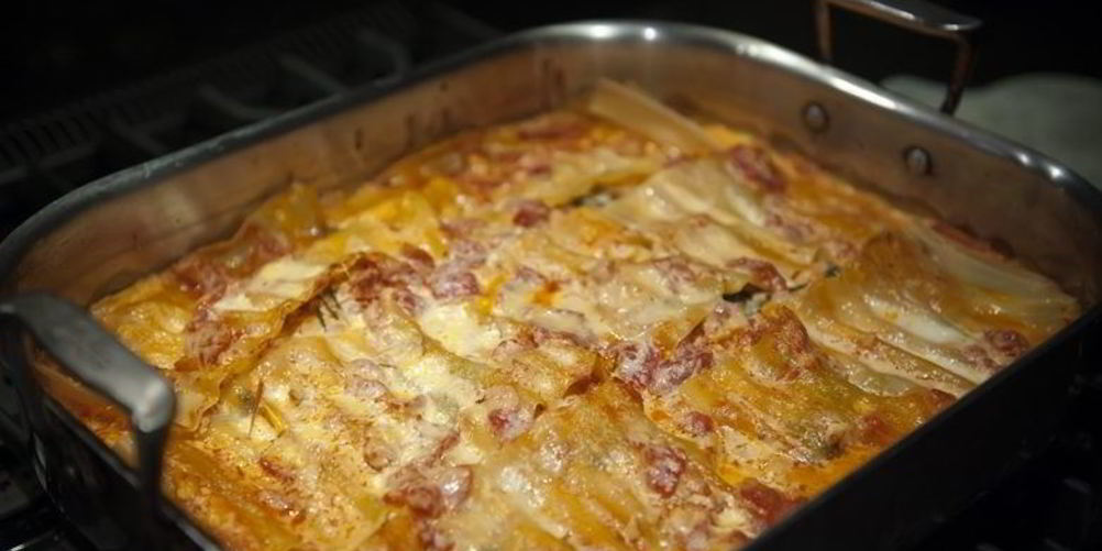 Рецепт лазаний с ветчиной