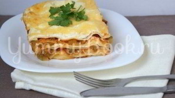 лазанья творожно-овощная