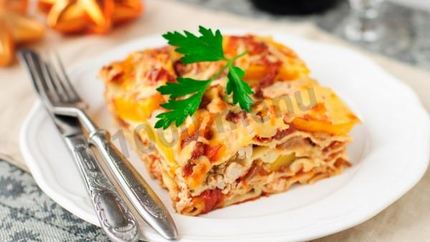 Лазанья вегетарианская