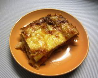 Ленивая лазанья с лавашом