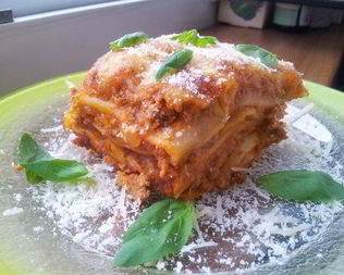 Мясная лазанья