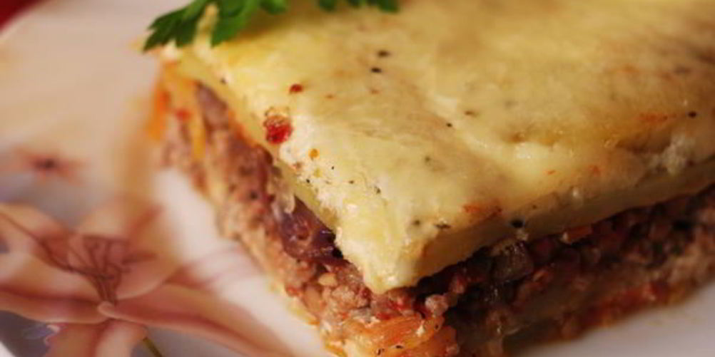 Рецепт овощной лазанья без теста