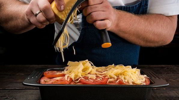 овощная лазанья с лечо