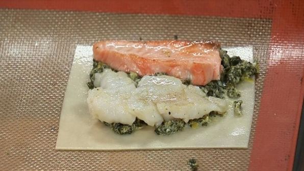 рыбная лазанья