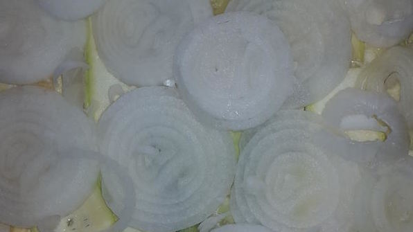 цуккинья с фаршем из кролика