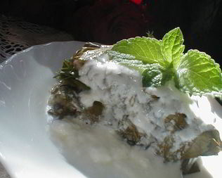 Виноградная лазанья