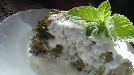 Виноградная лазанья