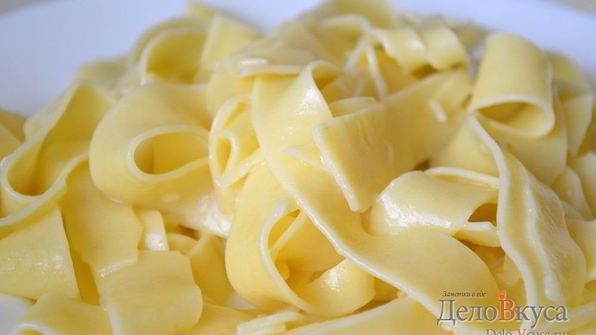 белая паста — итальянские макароны