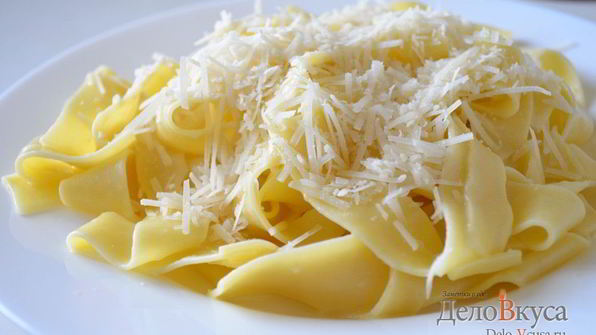 белая паста — итальянские макароны