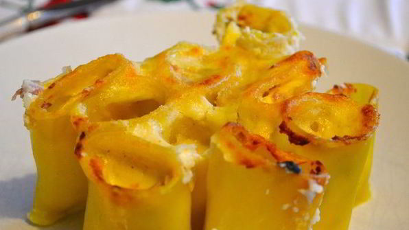 фаршированная запеченная паста