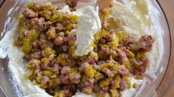 фаршированная запеченная паста