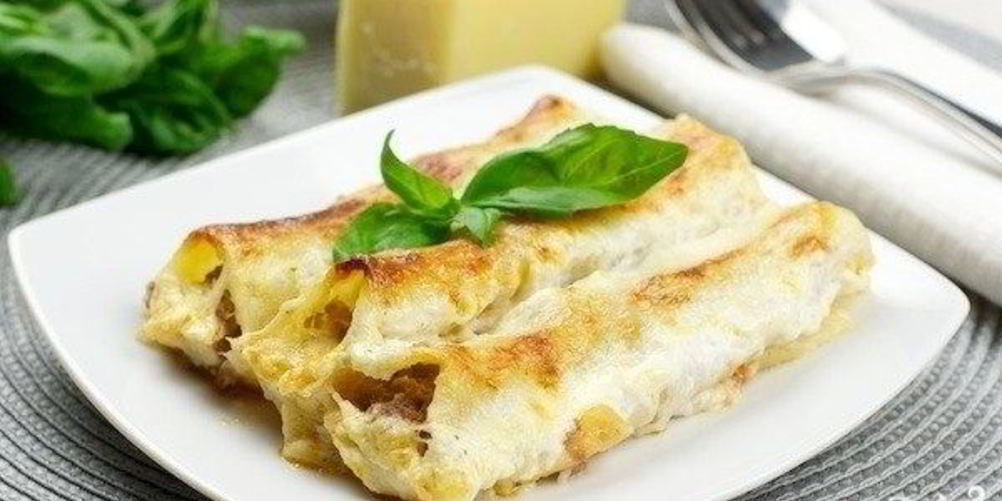 Рецепт каннеллонь с фаршем