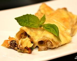 Каннеллони с грибами