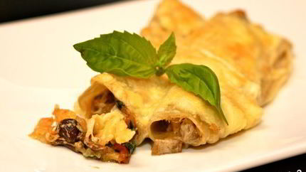 Каннеллони с грибами