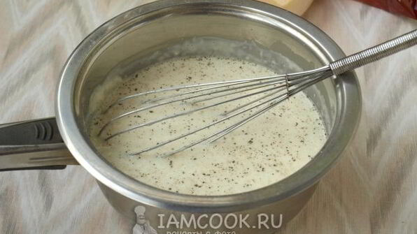 каннелони под соусом бешамель
