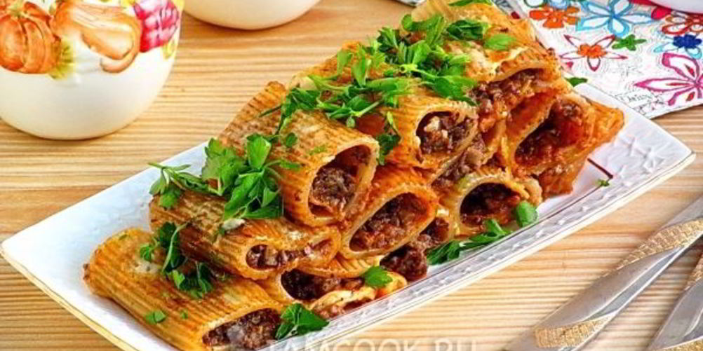 Рецепт каннелоней с грибами в мультиварке