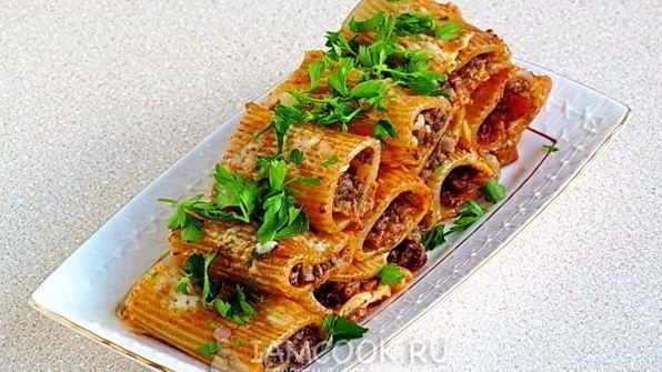 каннелони с грибами в мультиварке