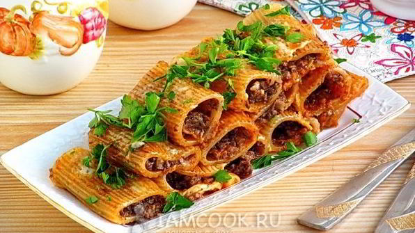 каннелони с грибами в мультиварке